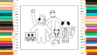 Roblox Rainbow Friends Coloring Pages - GBcoloring