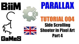 Construct 2/3 - Tutorial 004 - Side Scrolling Shooter (Pixel Art) Part 4 [Parallax]