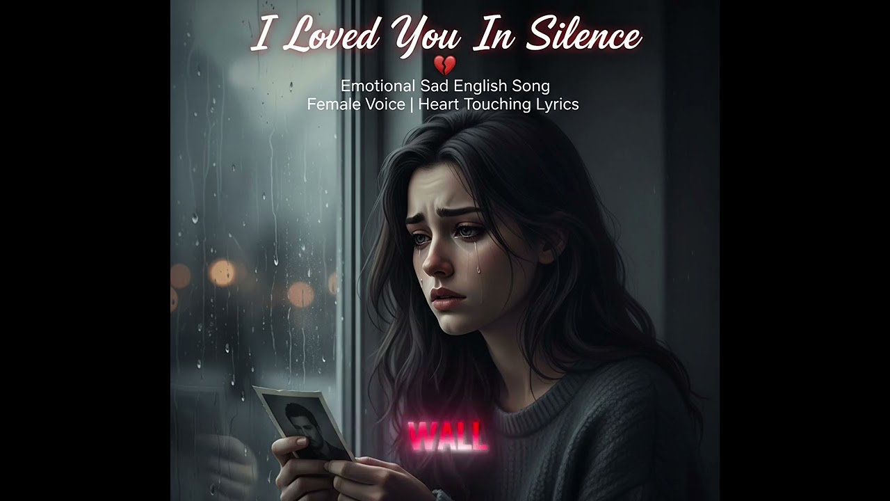 I Loved You In Silence 💔 | Emotional Sad English Song | Female Voice | Heart Touching Lyrics