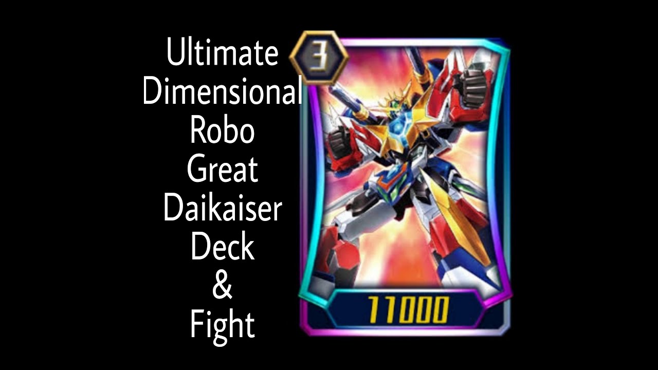 Ultimate Dimensional Robo Great Daikaiser Deck & Fight || Vanguard Zero (GLOBAL)