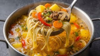 Ich würde diese Suppe jeden Samstag essen! Niemand kennt dieses einfache Rezept!