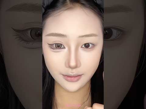 밑트임 메이크업 😳💖 douyin makeup tip #shorts