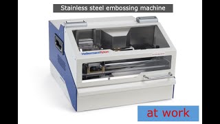 M-BOSS Compact HellermannTyton Stainless steel embossing machine