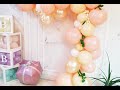 Classic Blush &amp; Peach Balloon Garland Best Party Decor Idea for Wedding Baby Shower