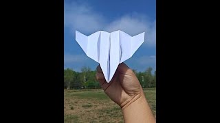 Six-winged angel teach fold stylish multi-wing paper plane #handmade origami #paper airplane