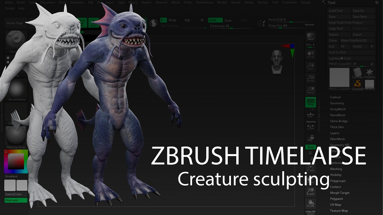 Zbrush Timelapse - Morgul