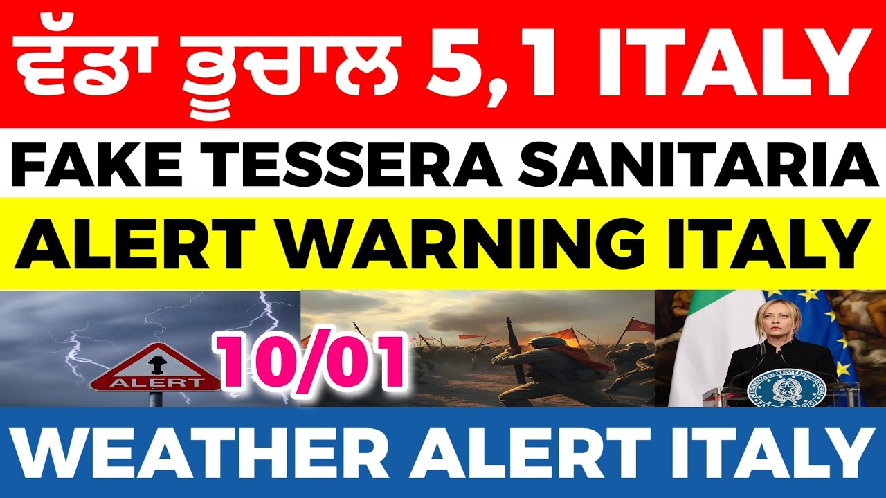 10/01 ITALIAN NEWS IN PUNJABI - PUNJABI AMICI CHANNEL - ITALY PUNJABI NEWS CHANNEL