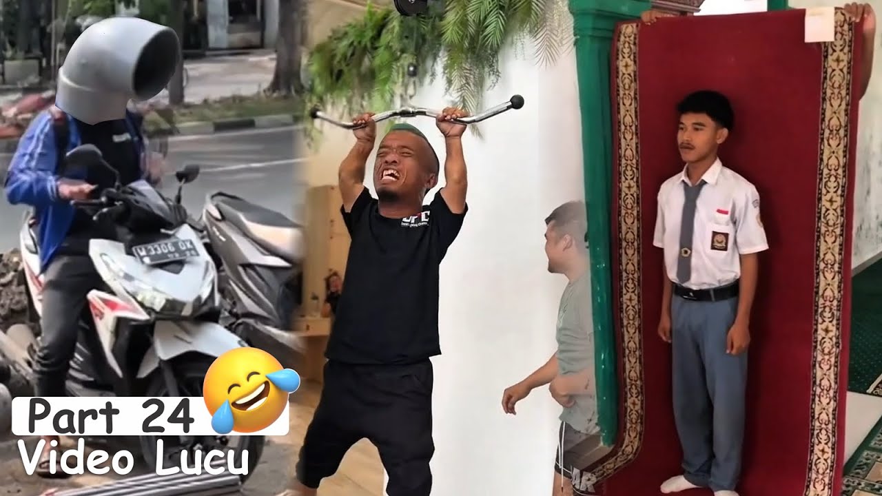 KUMPULAN VIDEO LUCU DAN SI PALING RANDOM MEMOEN LUCU PART 24 