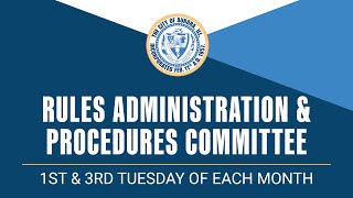 Streaming LIVE Aurora Rules Administration and Procedures Meeting 08-18-2026