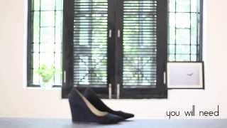 StyleCentral | DIY Metal Cap-Toe Heels