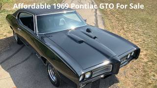 Affordable 1969 Pontiac GTO For Sale | Legendary Muscle Car at a Great Price!