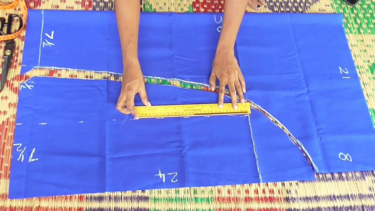 Salwar pant cutting easy method in Tamil YouTube