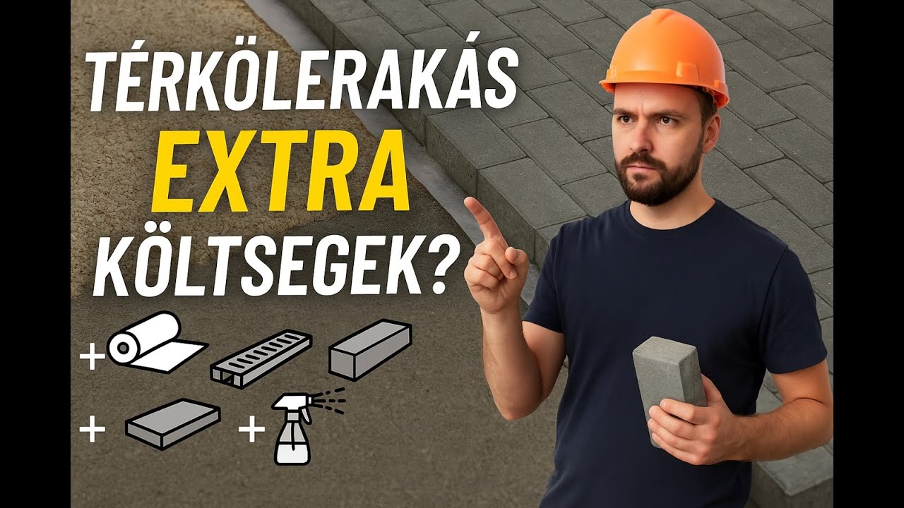 Térkövezés - Milyen tételekkel kell számolnod - Extra költségek 5. rész