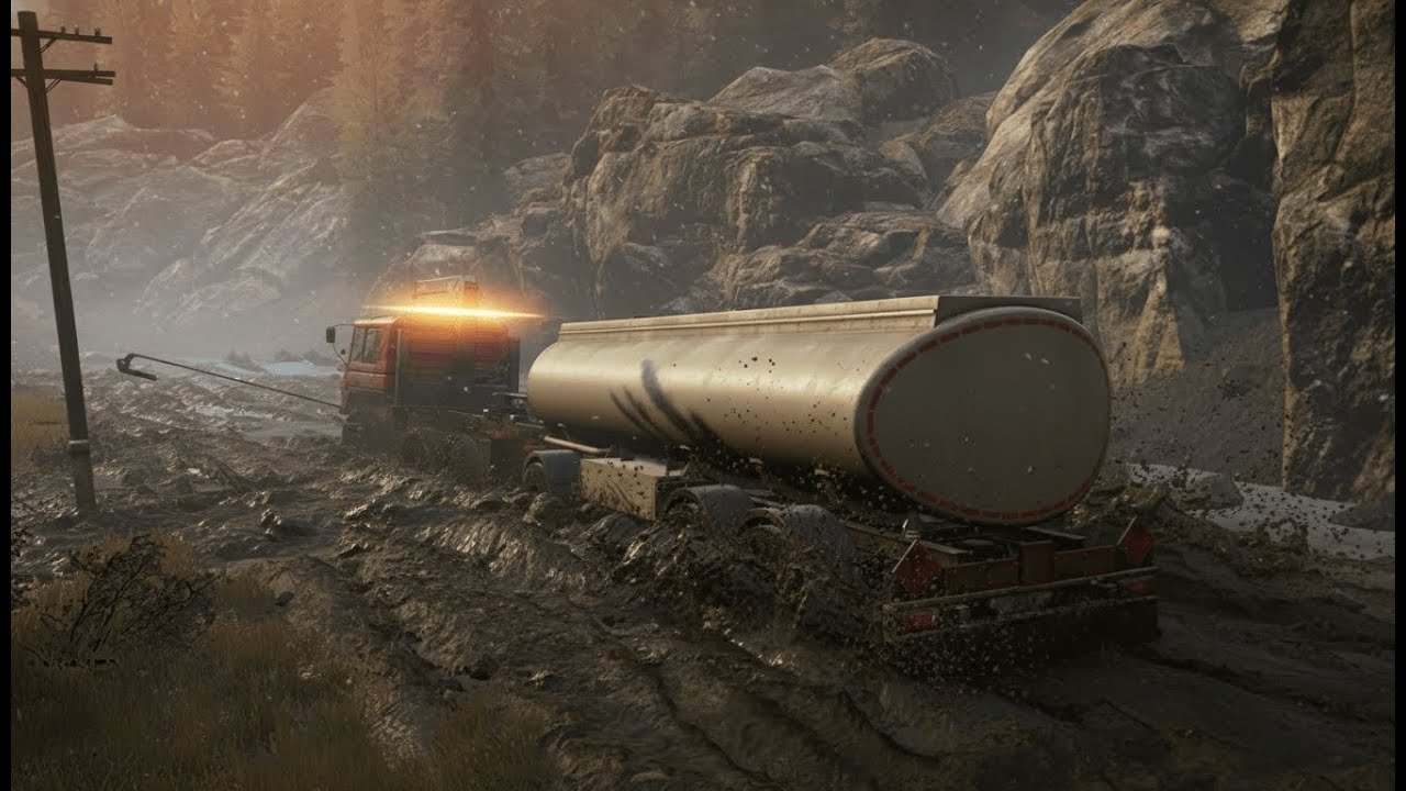 Oil Tank Rescue in Deep Swamp – SnowRunner Year 4 | No Commentary