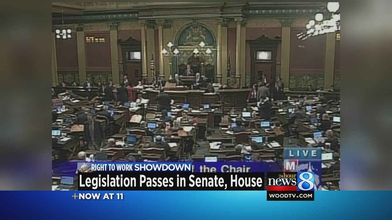 Senate passes both righttowork bills YouTube