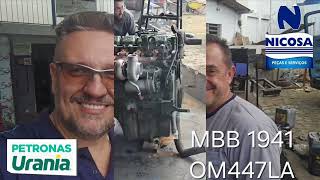 Motor MBB OM447LA 1941 retificado do nosso parceiro de longa data Marcio. 
