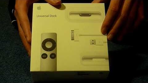 Unboxing "Apple Universal Dock 2010" (UK)