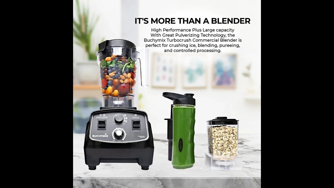 Buchymix 3in1 Turbocrush Blender (BX250) INSTANT-DELIVERY