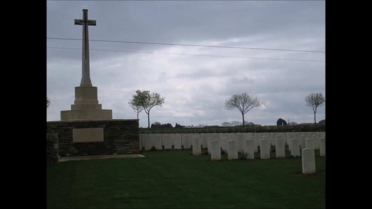 Tank Cemetery, Guemappe in the Great War