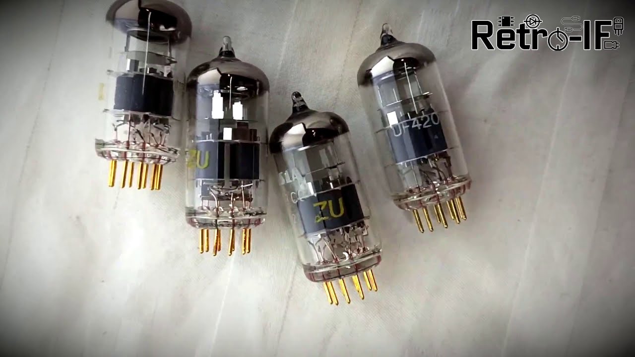 Tesla E83CC (analog 12AX7) Very rare Nos Electronic vacuum tube lamp audio amplifier Gold pins