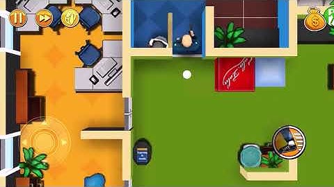 Robbery Bob Downtown level 14: Office by night