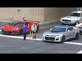 ZL1 Camaro vs Corvette C8 - drag racing