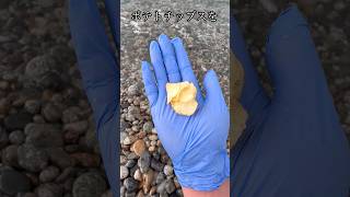堅あげポテトを握って水中に手を入れた結果www #shorts