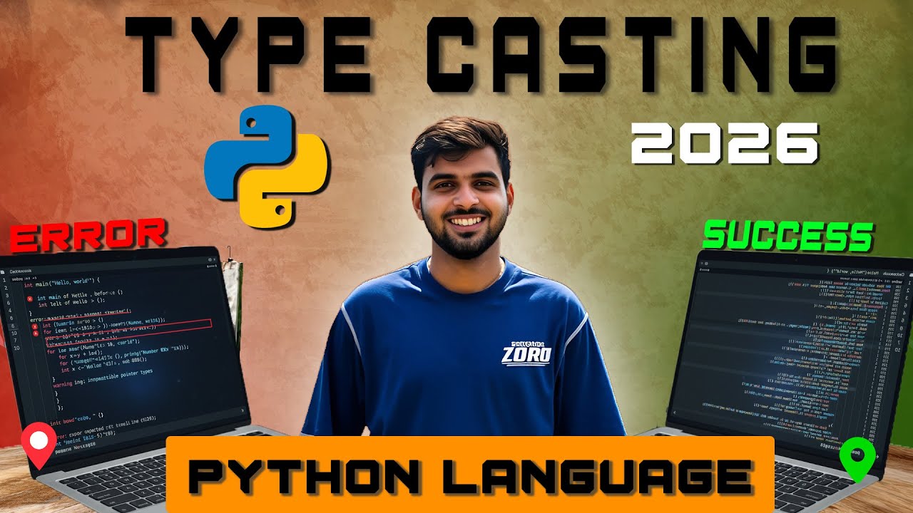 Type casting or type conversion | Python Tutorial - lecture #4