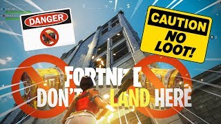 DON'T LAND HERE IN FORTNITE! - Fortnite: Battle Royale