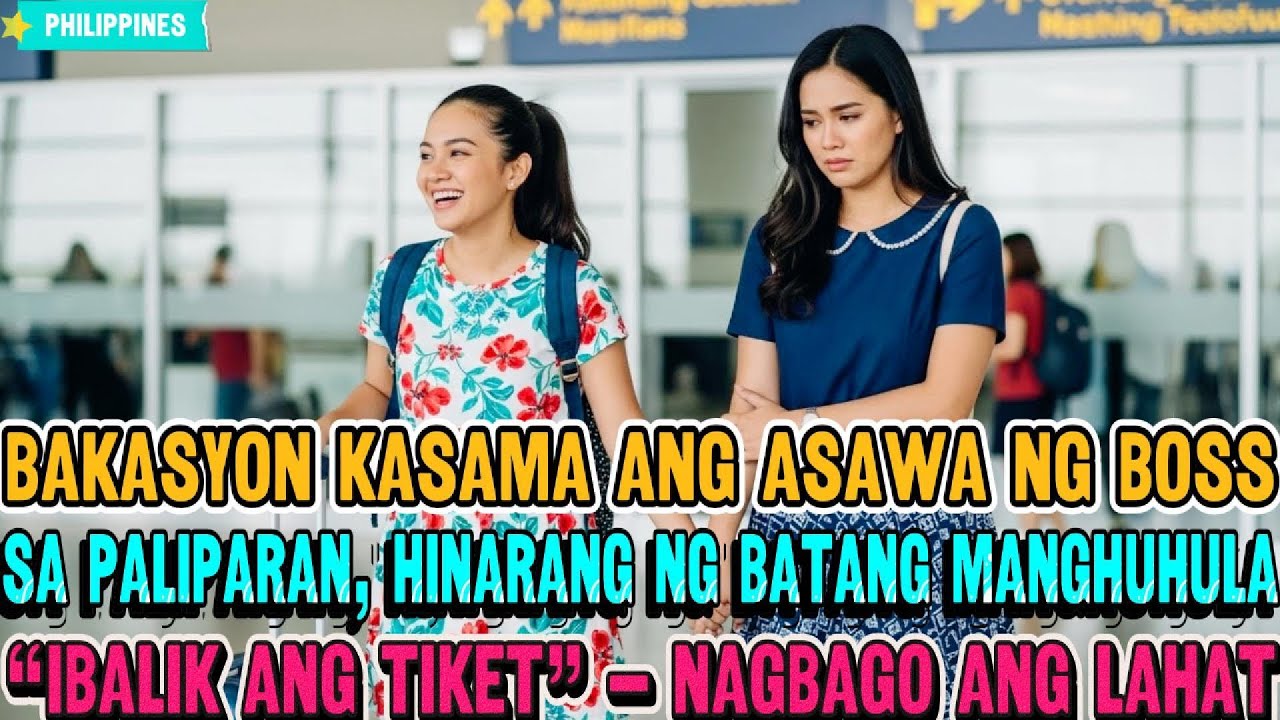 Paalis ng bakasyon kasama ang asawa ng boss, biglang may humawak sa kamay niya sa paliparan