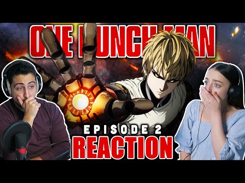 GENOS! One Punch Man Episode 2 REACTION! | 1x2 "The Lone Cyborg"