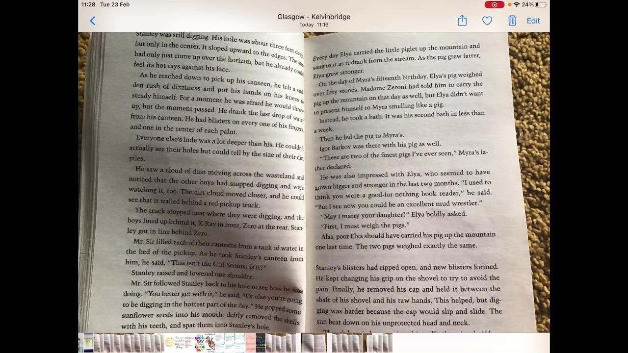 Holes Chapter 7 YouTube