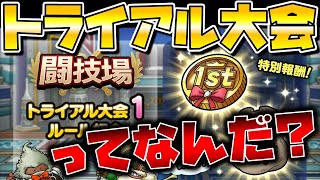 【ドラクエタクト】闘技場トライアル大会ってなんなんだ？【リニューアルに向けて】