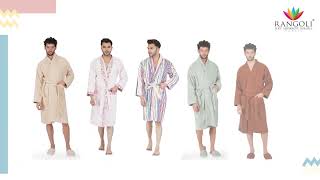 Rangoli 100% Cotton Bathrobes For Men screenshot 2