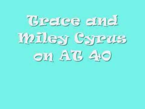 Miley and Trace Cyrus Interview on AT 40
