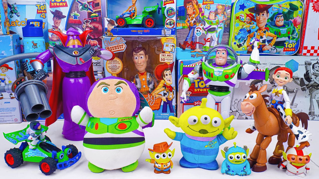 Pixar Toy Story Collection Unboxing Review | Toy Story Woody & Buzz Lightyear & T Rex & Mr. Potato