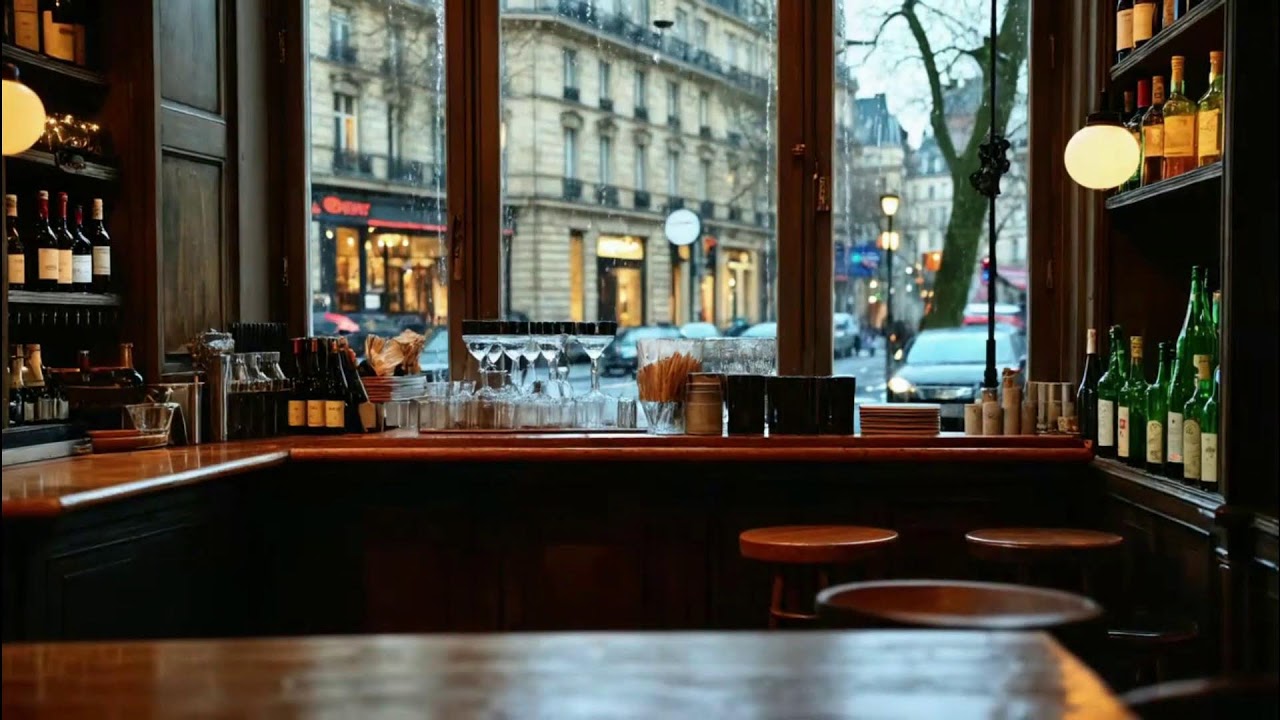 Madrid Snowy Plaza – Calm Holiday Jazz for Study & Reflection 🌨️