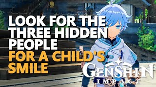 Look for the three hidden people Genshin Impact