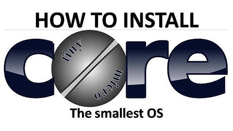 How to install Tiny Core Linux in a Pendrive (The Smallest OS) #operatingsystem #linux #computer