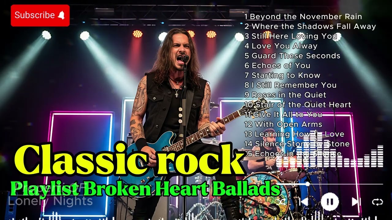 Classic Rock Ballads for Heartbreak Emotional Sad Songs Nirvana Bon Jovi Scorpions