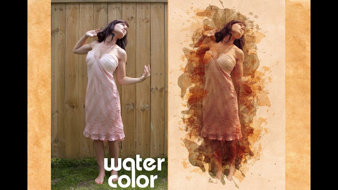 Watercolor Effect | เอฟเฟคสีน้ำในโฟโตชอฟ | Photoshop Tutorial