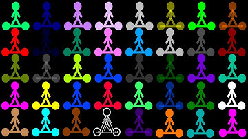 Stickman RTTB Run Race ASRM in Algodoo - Algicosathlon Day 151