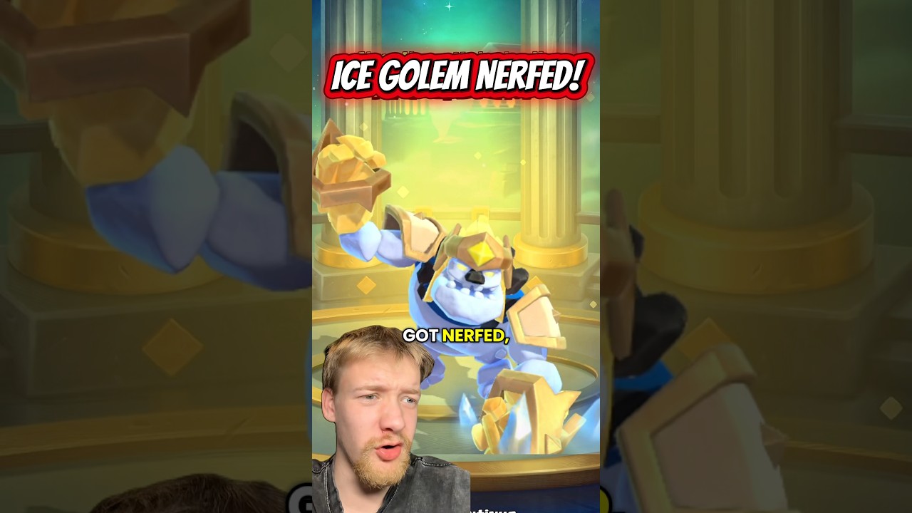 Hero ice golem got nerfed before release?! 