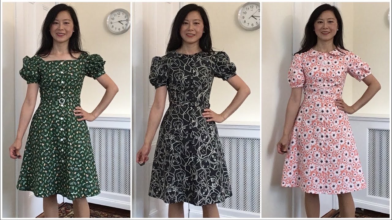 39. Update + New - Faux Shirt Dresses with Puff Sleeves