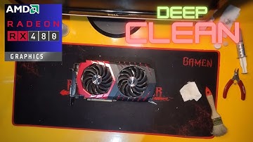 MSI RX 480 GAMING X 4G - Deep Cleaning And Change Thermal Paste
