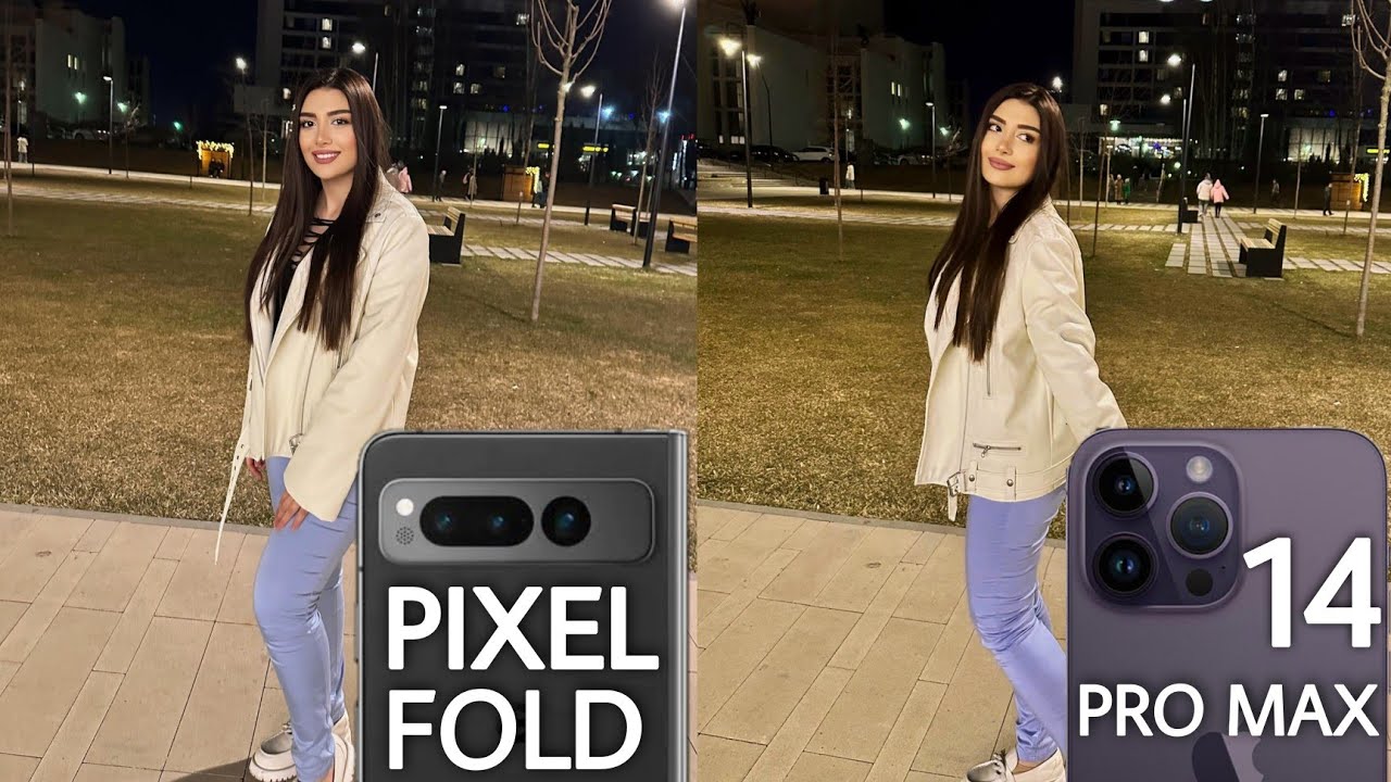 Google Pixel Fold VS iPhone 14 PRO MAX Camera Test - YouTube