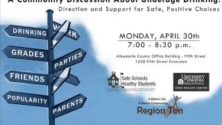 PSA for Safe Schools/Healthy Students Underage Drinking Forum 2012