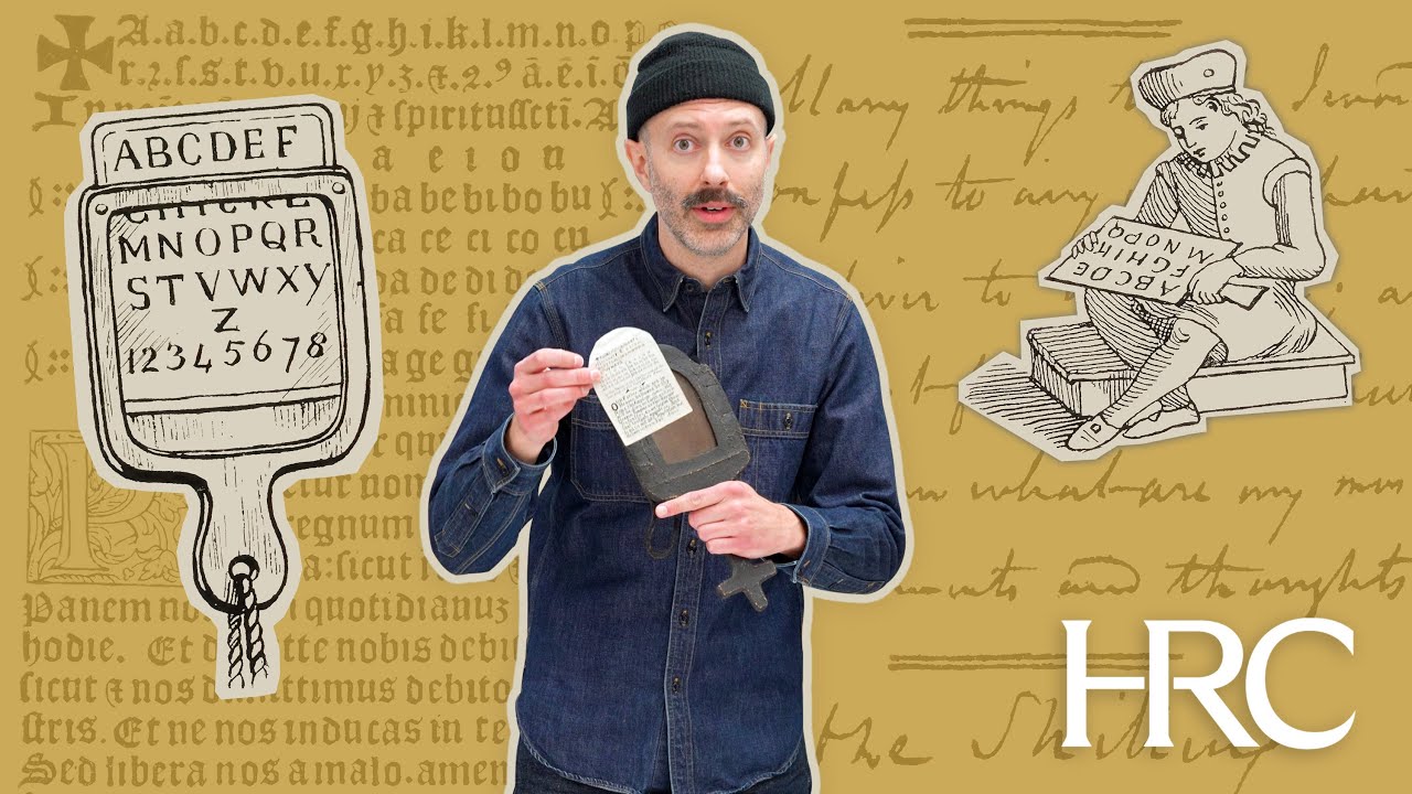 Exploring hornbooks, the educational devices that instructed children for centuries