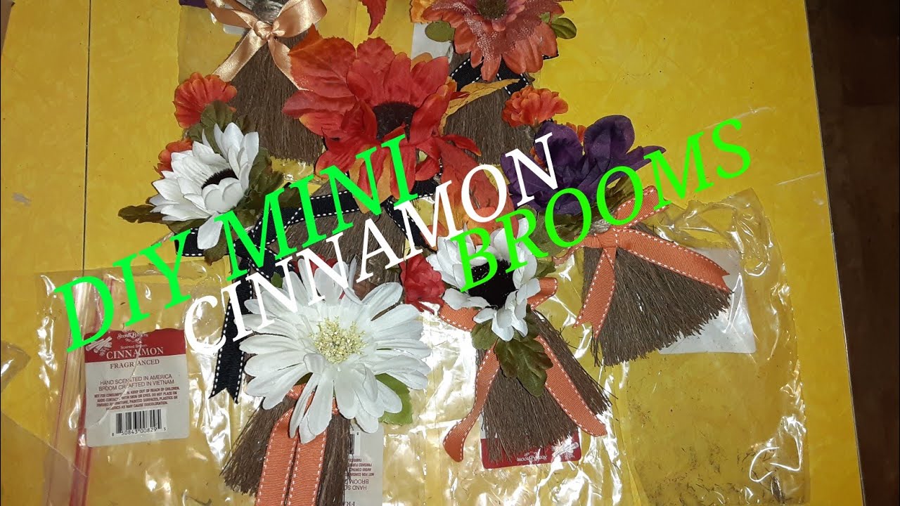 DIY Mini Cinnamon Brooms From Dollar General! Quick Easy Fun Crafts