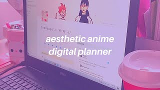 🌊 how to start an aesthetic anime digital planner (ft. notion) 🌊